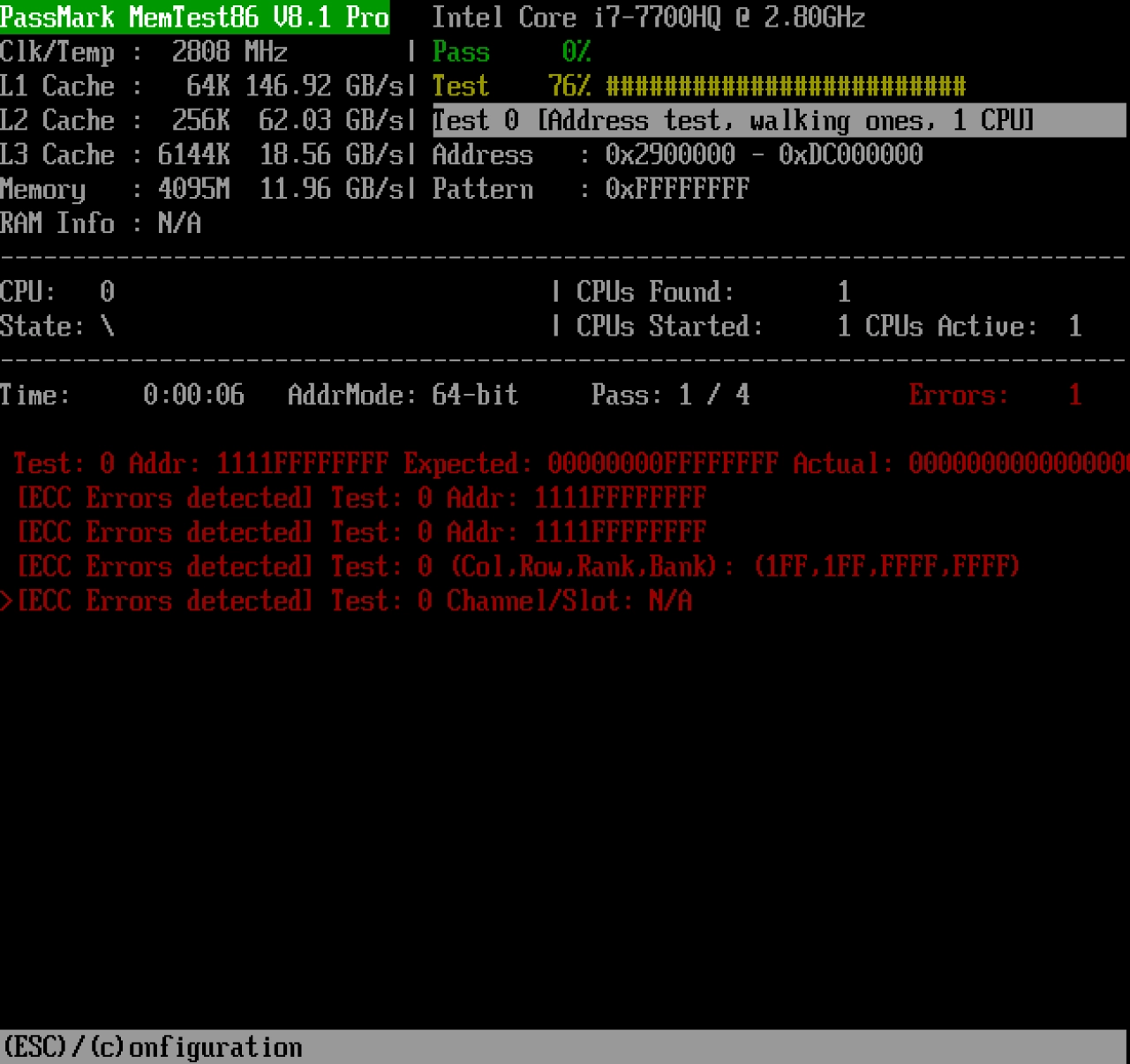 Screenshot #4 - MemTest86