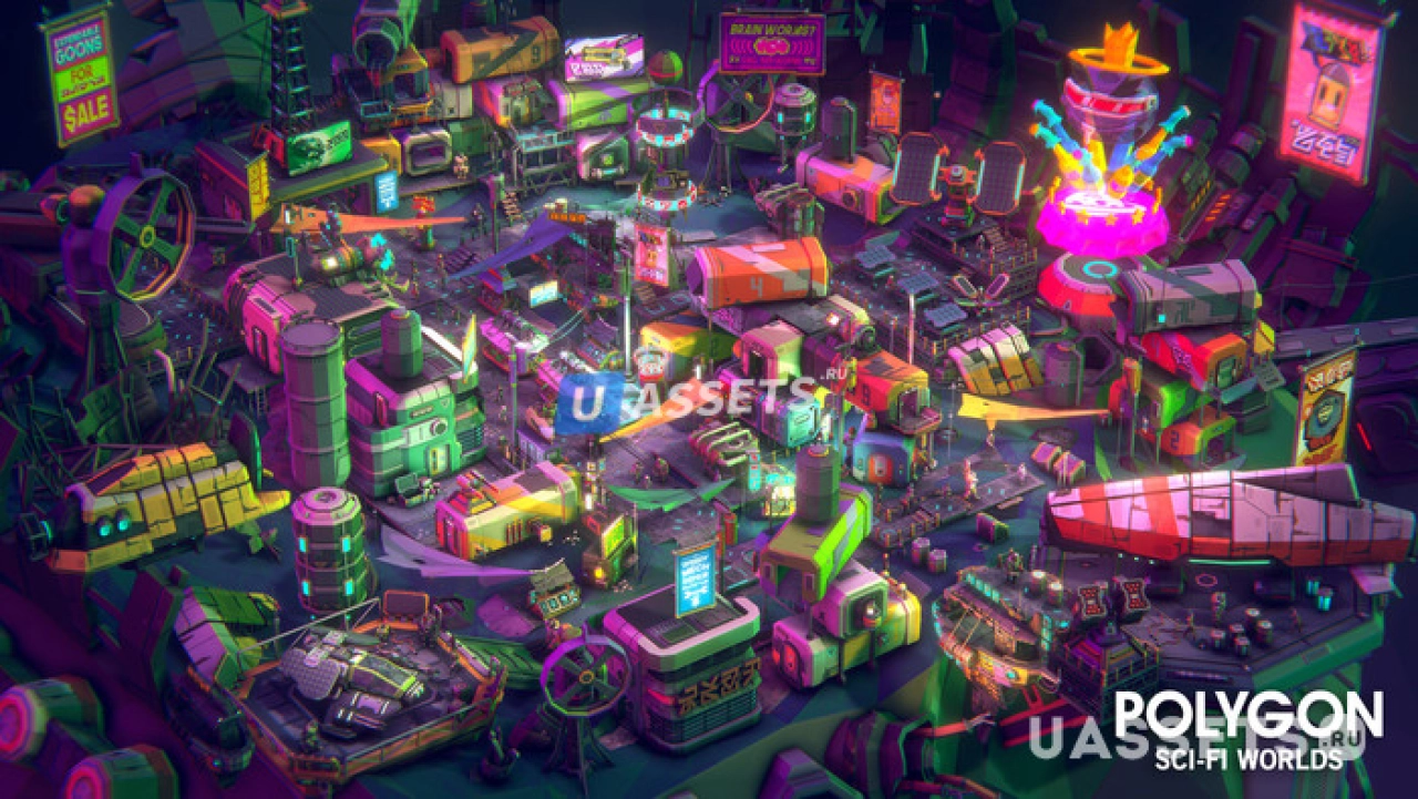 Screenshot #4 - POLYGON Sci-Fi Worlds