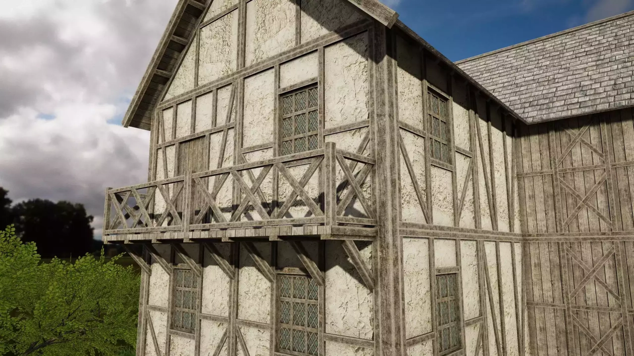 Screenshot #4 - HQ Modular Fantasy House v1.1.unitypackage