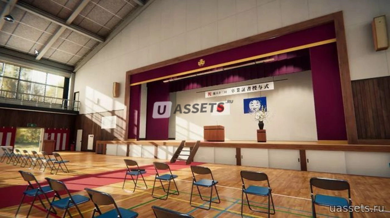 Screenshot #2 - Japanese School Gymnasium