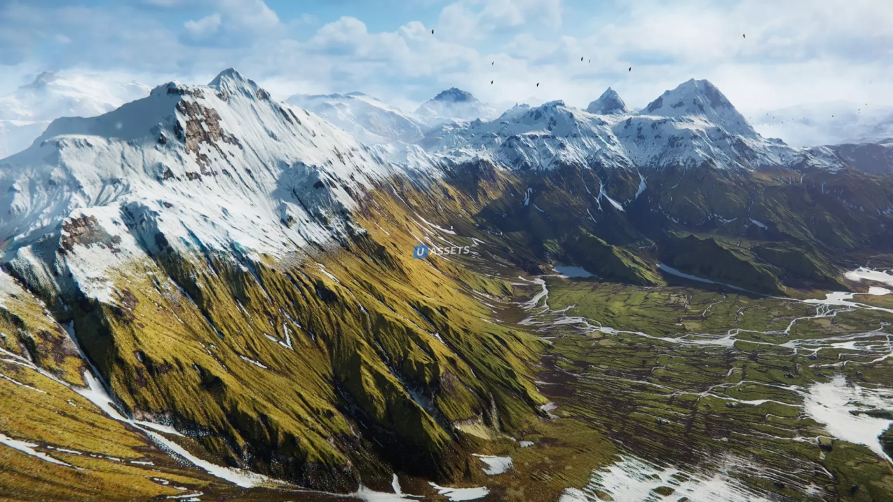 Screenshot #3 - Mountain River Valley Environment