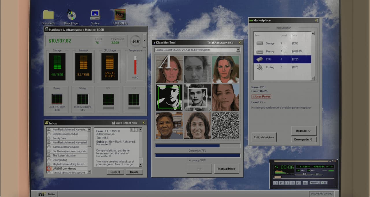 Screenshot #1 - FACEMINER