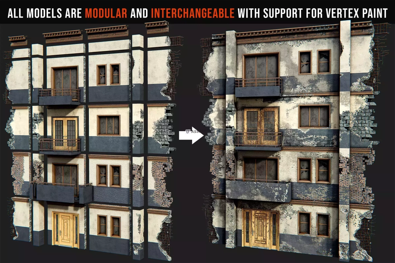 Screenshot #4 - Destroyed Building Kit