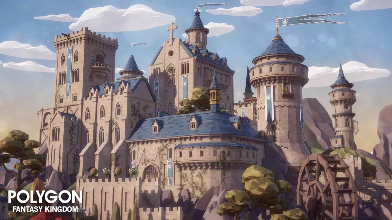 Screenshot #1 - POLYGON Fantasy Kingdom - Low Poly 3D Art by Synty