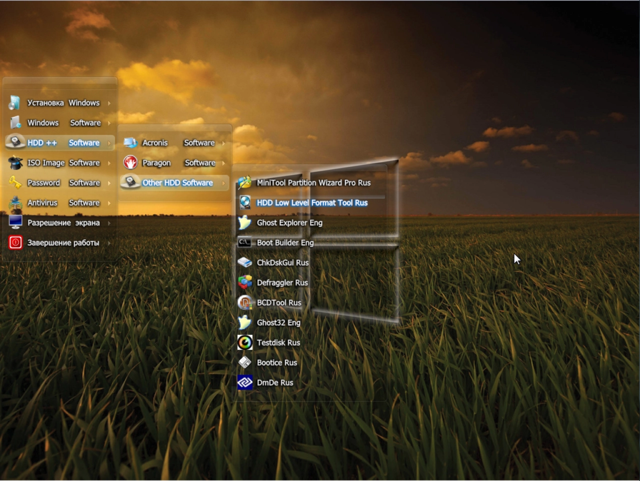 Screenshot #1 - Windows 7 Enterprise x86/x64 & Office 2016 (Uralsoft)