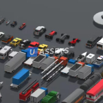 Screenshot #4 - Low Polygon Vehicles Pack