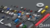 Screenshot #4 - Low Polygon Vehicles Pack