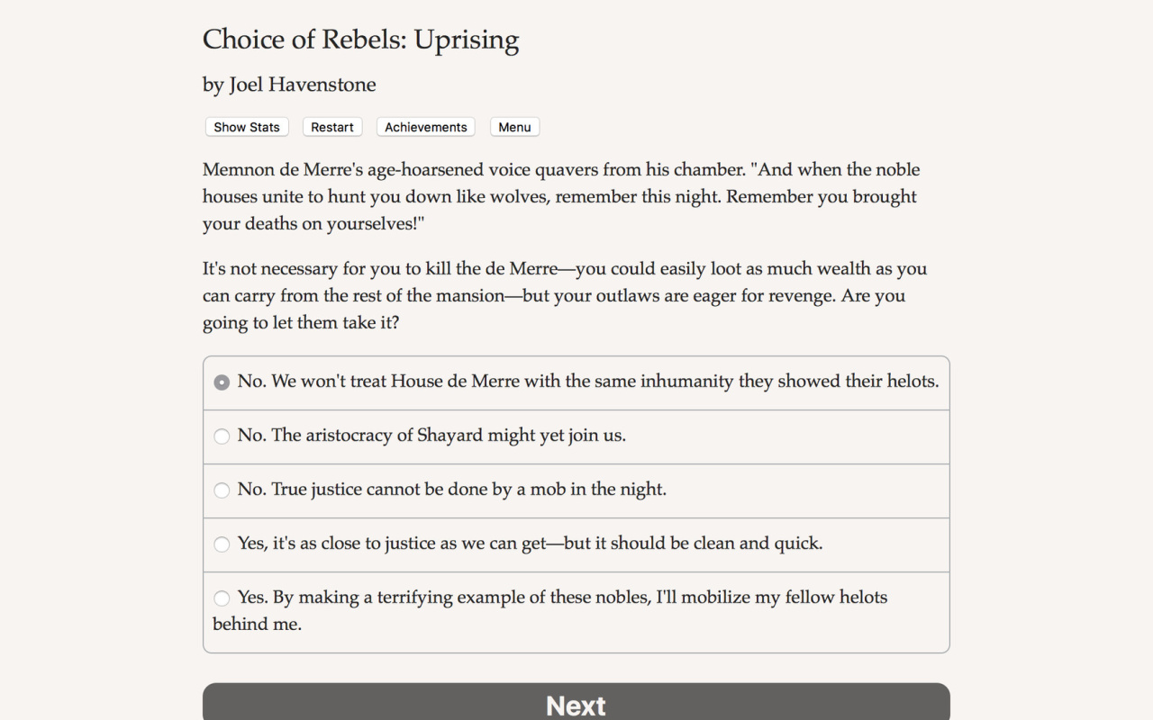 Screenshot #3 - Choice of Rebels: Uprising