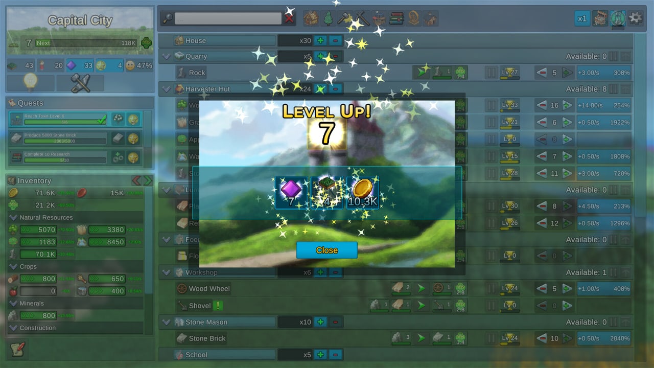 Screenshot #2 - Factory Town Idle