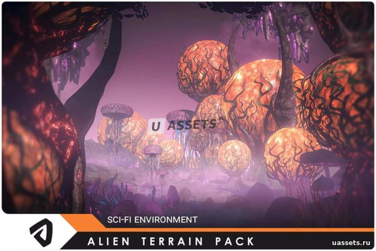 Screenshot #1 - Alien Terrain Pack