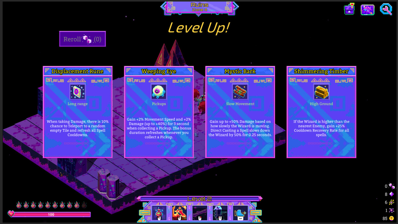 Screenshot #4 - Neon Spellstorm