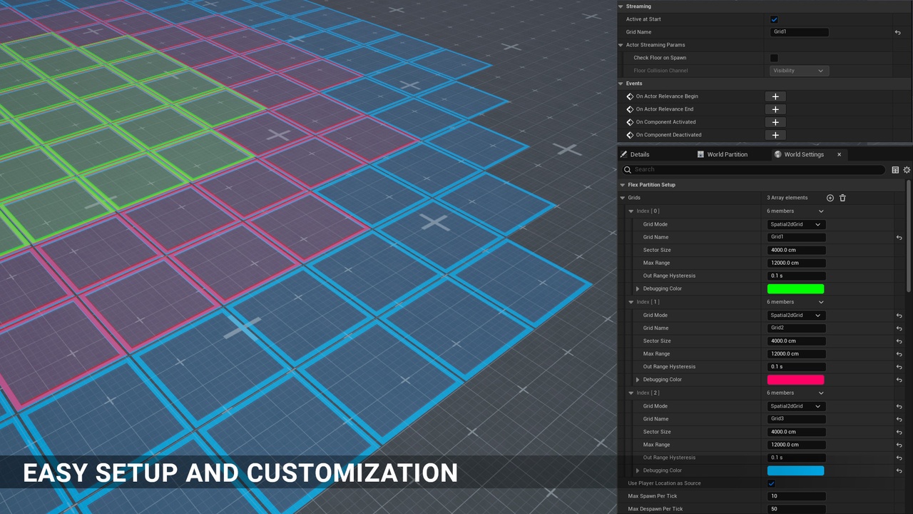 Screenshot #2 - Flex Partition - Dynamic World Optimizer  v1.8.3 (UE5.7)