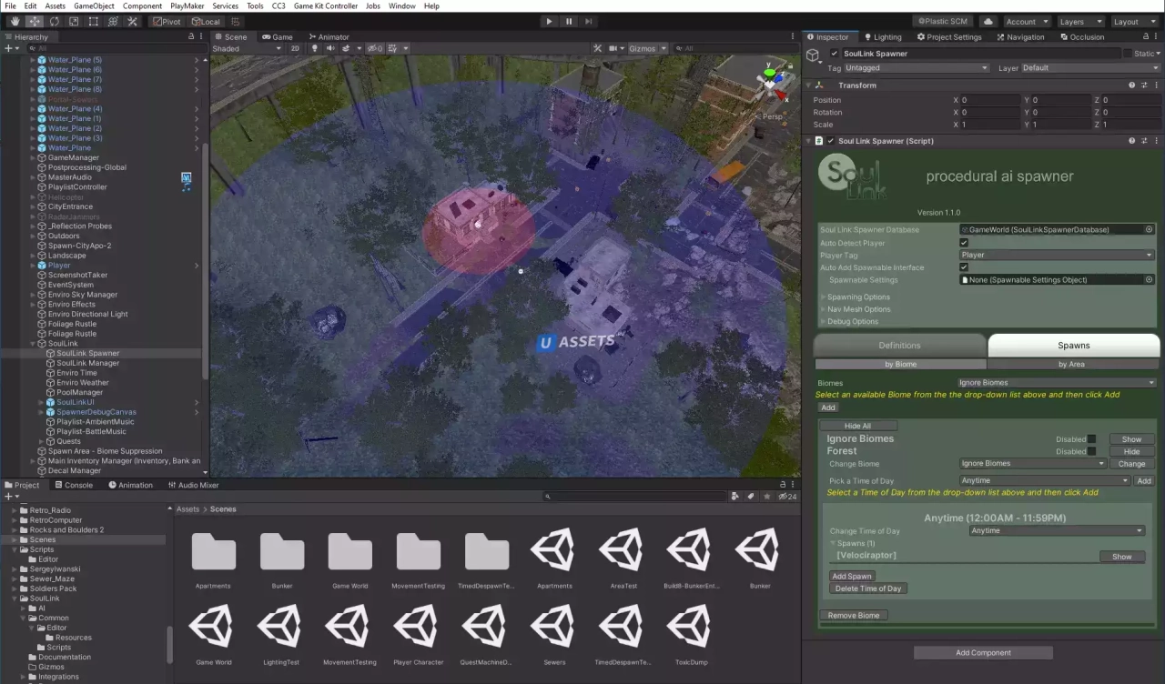 Screenshot #2 - SoulLink Procedural AI Spawner