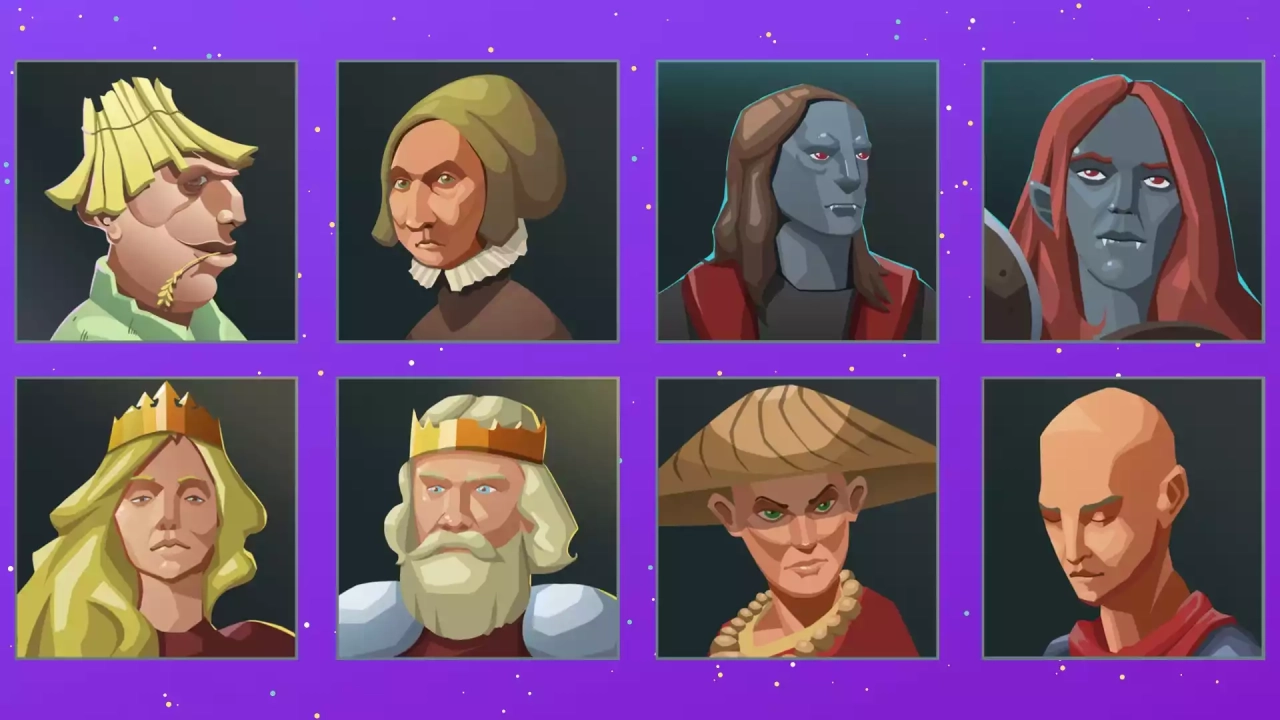 Screenshot #4 - Hand Painted Character Avatar Icons - Fantasy