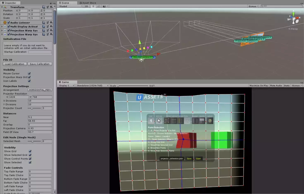 Screenshot #1 - Multi Projector Warp System