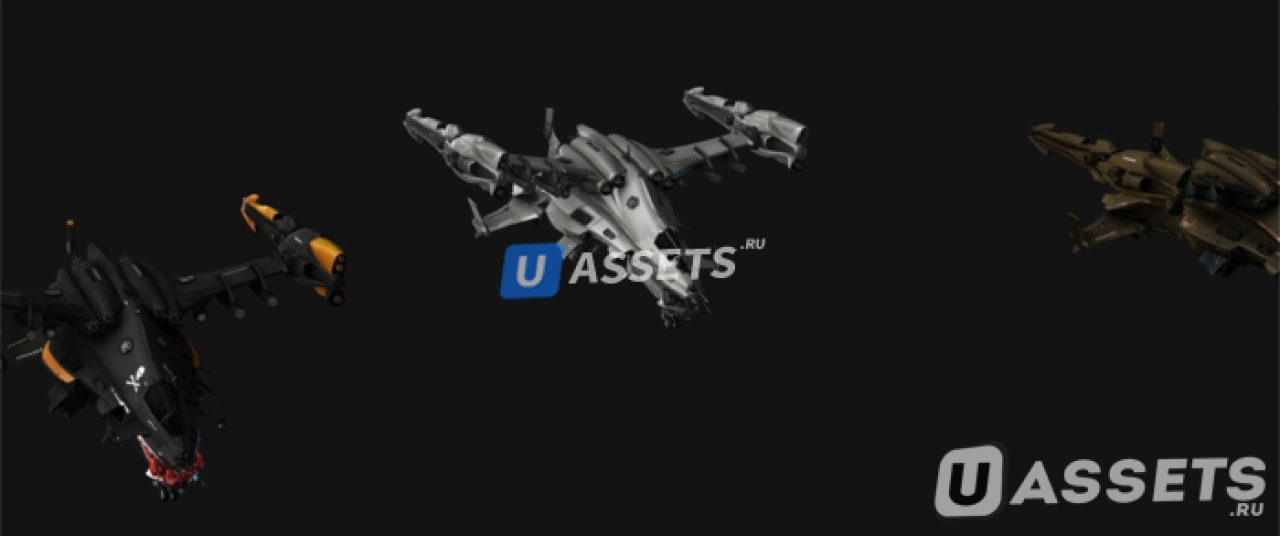 Screenshot #2 - Copperhead: Sci-fi Vehicle, Next Gen 3D Model