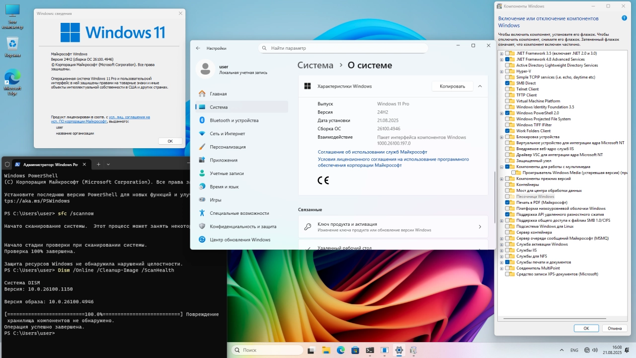 Screenshot #5 - Windows 11 Pro 24H2 Build 26100.4946 by Igors_VL