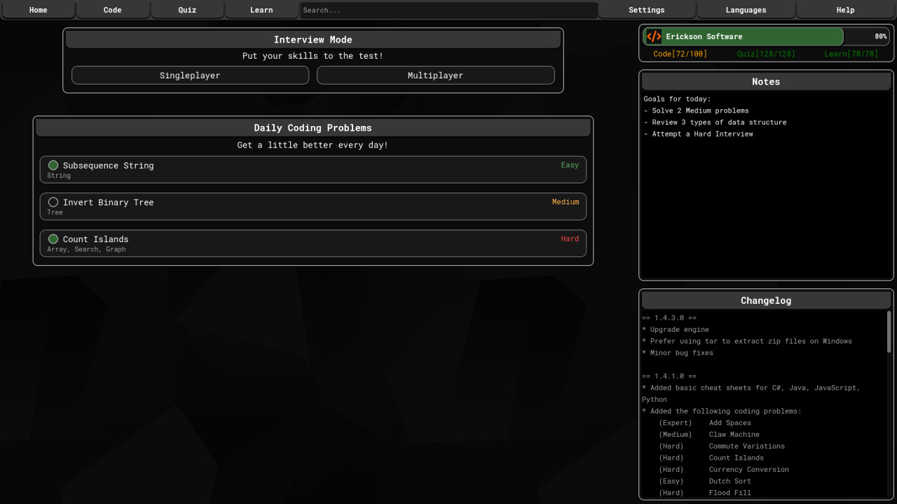 Screenshot #6 - Code Trainer