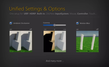Settings & Game Options - Unified Menu