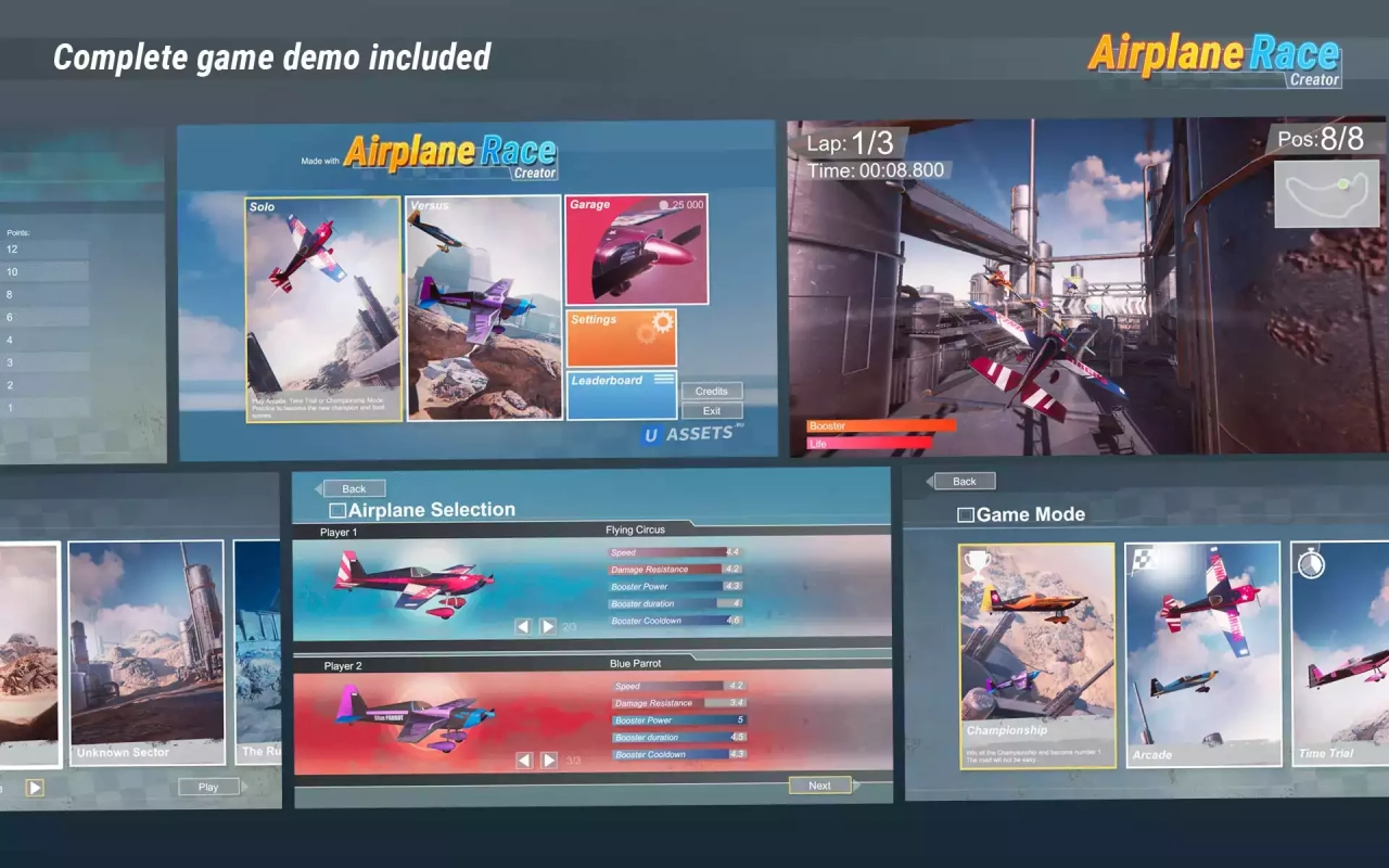 Screenshot #2 - Airplane Race Creator