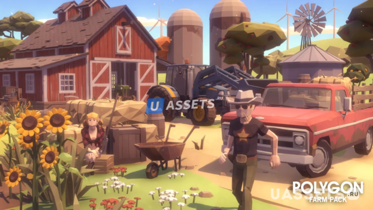 Screenshot #2 - POLYGON Farm - Low Poly 3D Art by Synty