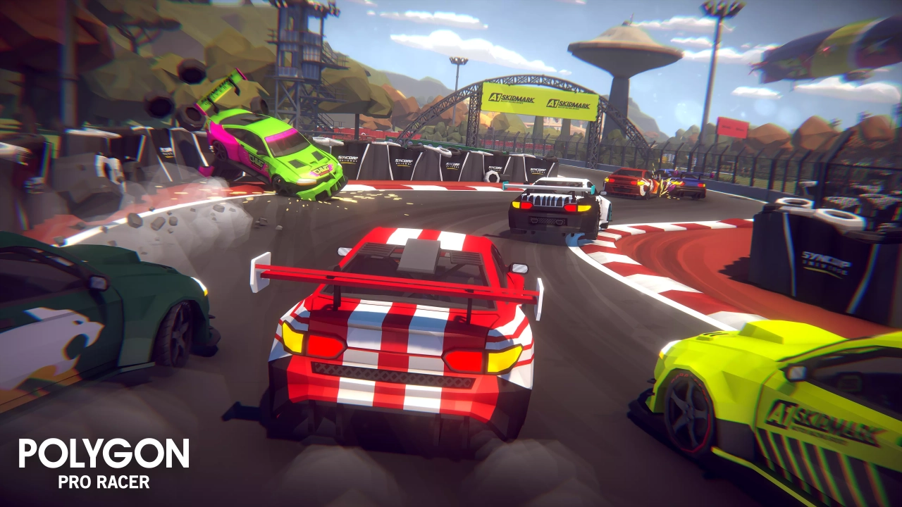 Screenshot #4 - POLYGON - Pro Racer Pack - Art by Synty forUnity