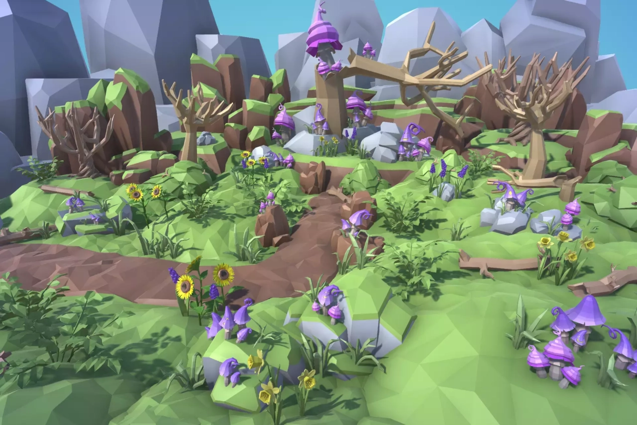Screenshot #2 - Ultimate Low Poly Nature Pack