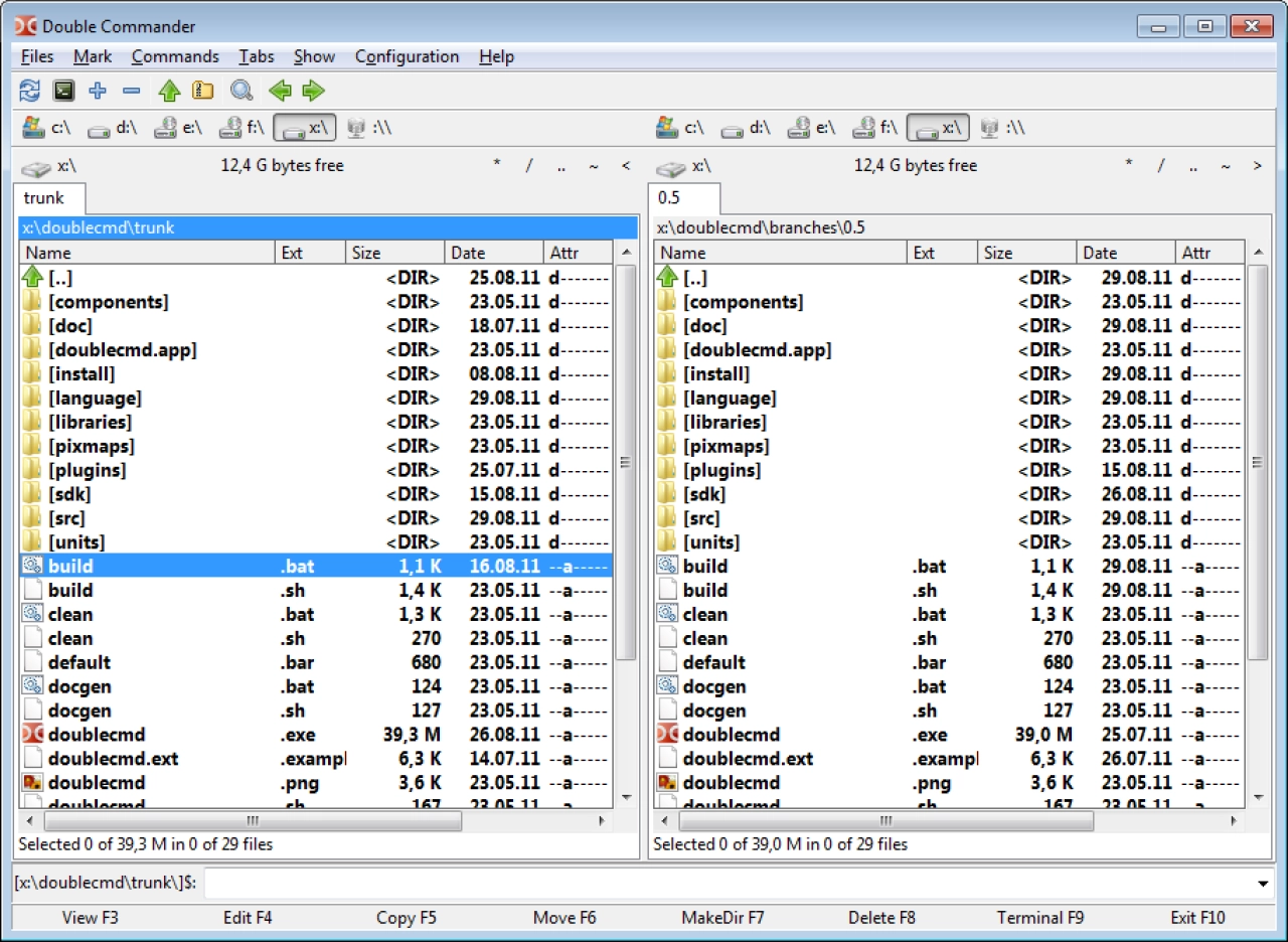Screenshot #2 - Double Commander