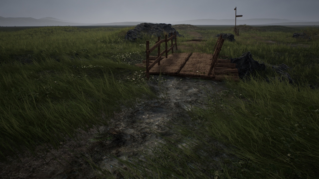 Screenshot #7 - Brushify – Natural Roads Pack for (Unreal Engine 5.5)