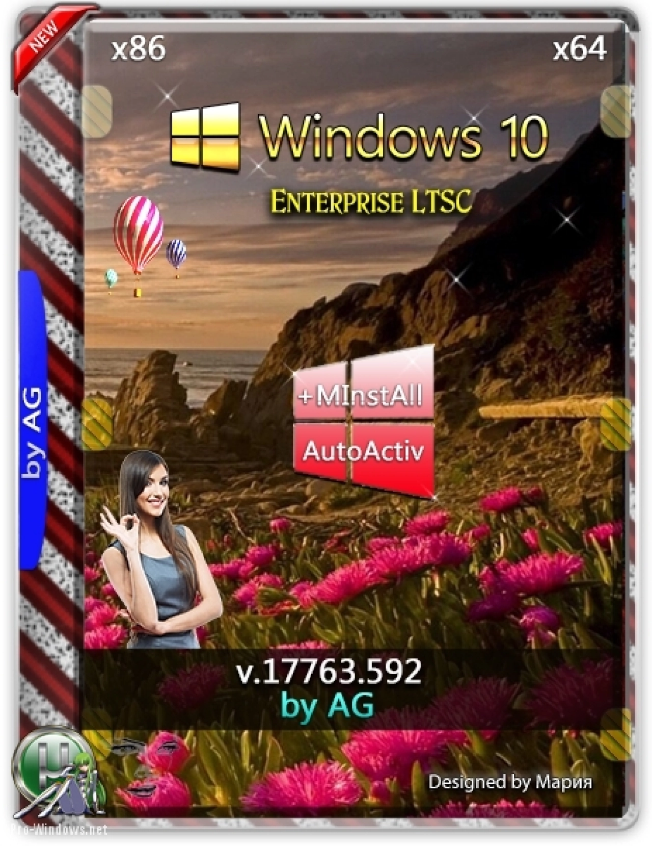 Screenshot #1 - Windows 10 Enterprise LTSC WPI by AG 06.2019 [17763.592] 64bit