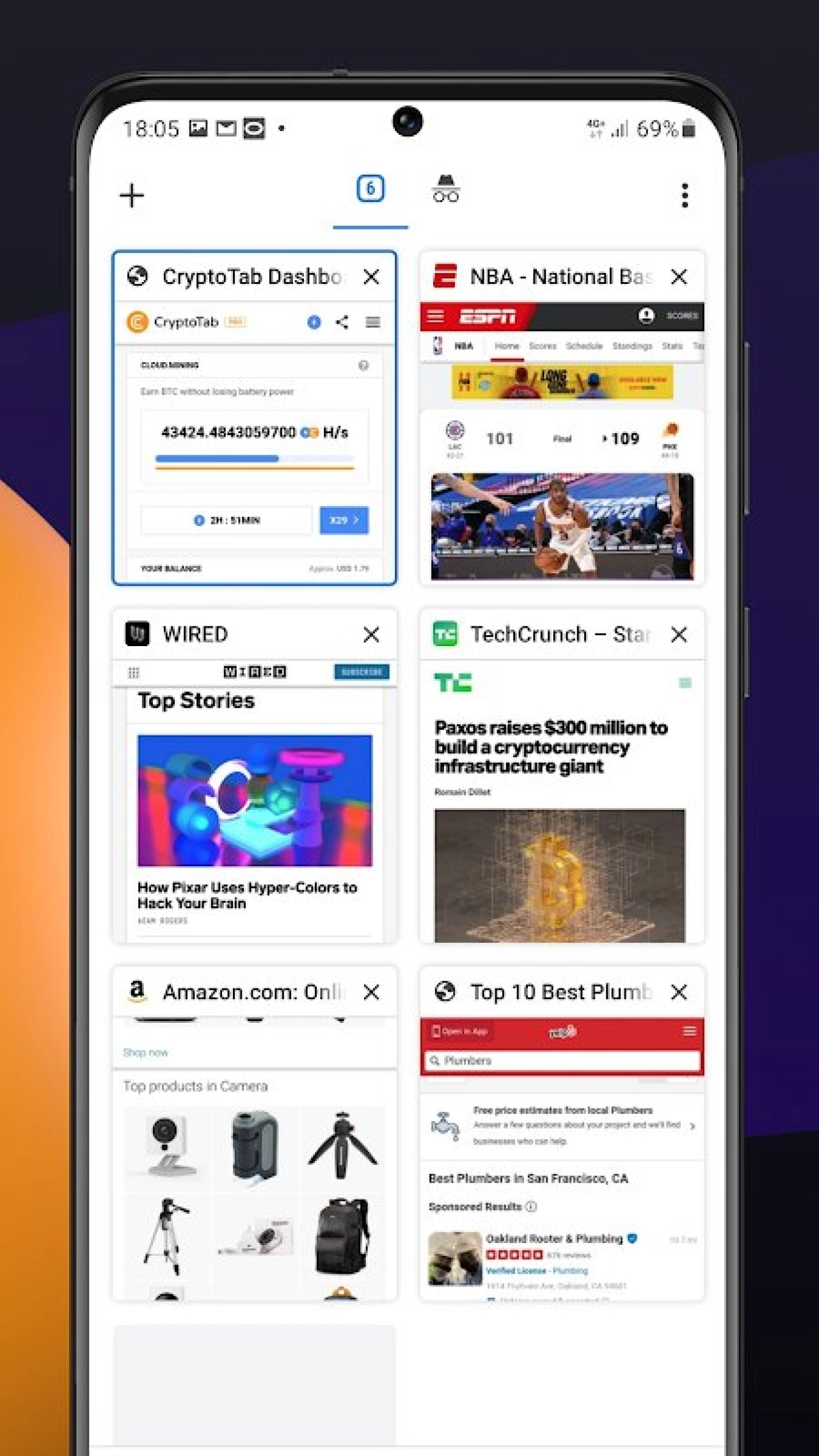 Screenshot #3 - CRYPTOTAB BROWSER LITE 6.2.30
