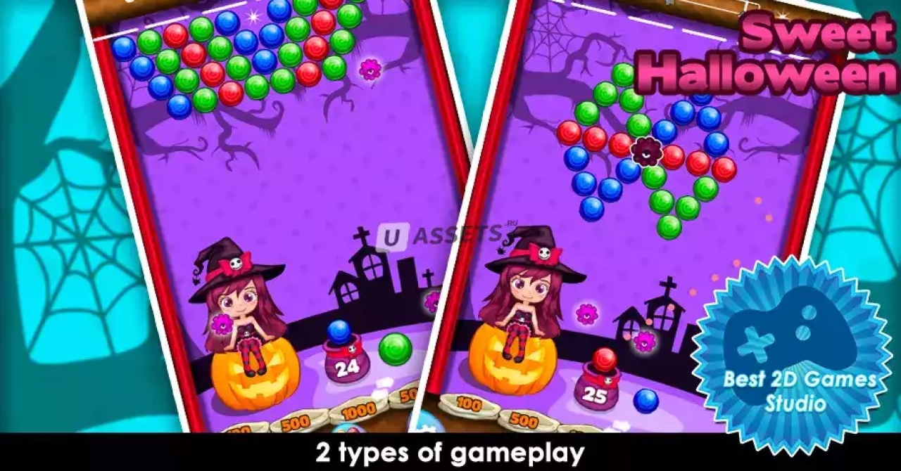 Screenshot #3 - Bubble Shooter Match 3 Complete Project v1.1