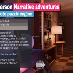 Screenshot #1 - First person narrative adventures + complete puzzle engine