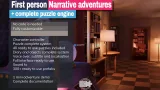 Screenshot #1 - First person narrative adventures + complete puzzle engine