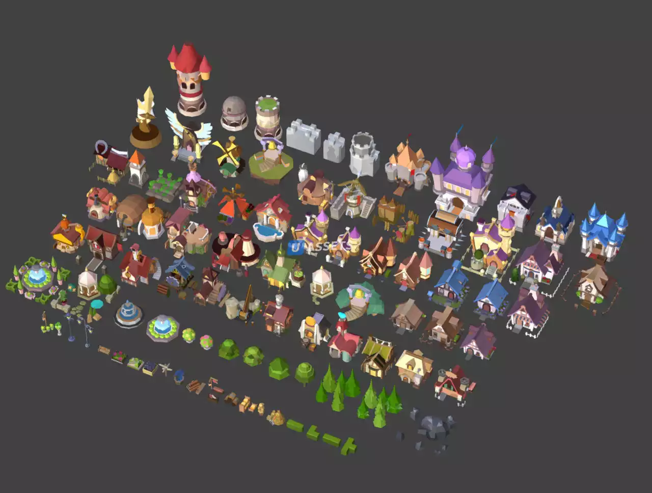 Screenshot #1 - Low poly Cartoon Kingdom