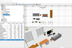 Screenshot #1 - Sweet Home 3D v7.5 - программа для создания интерьера