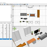 Screenshot #1 - Sweet Home 3D v7.5 - программа для создания интерьера