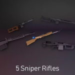 Screenshot #3 - Low Poly Weapons VOL.2