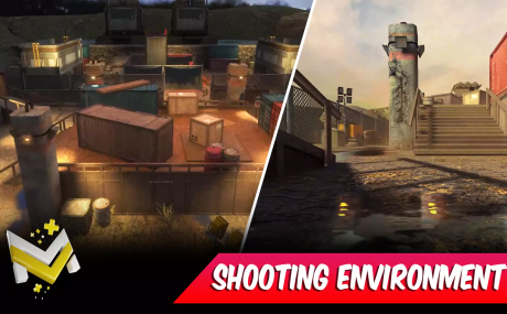FPS Shooting Mobile Game Optimized Environment