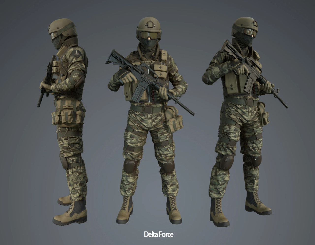 Screenshot #2 - Assault Character Pack Remastered - unity