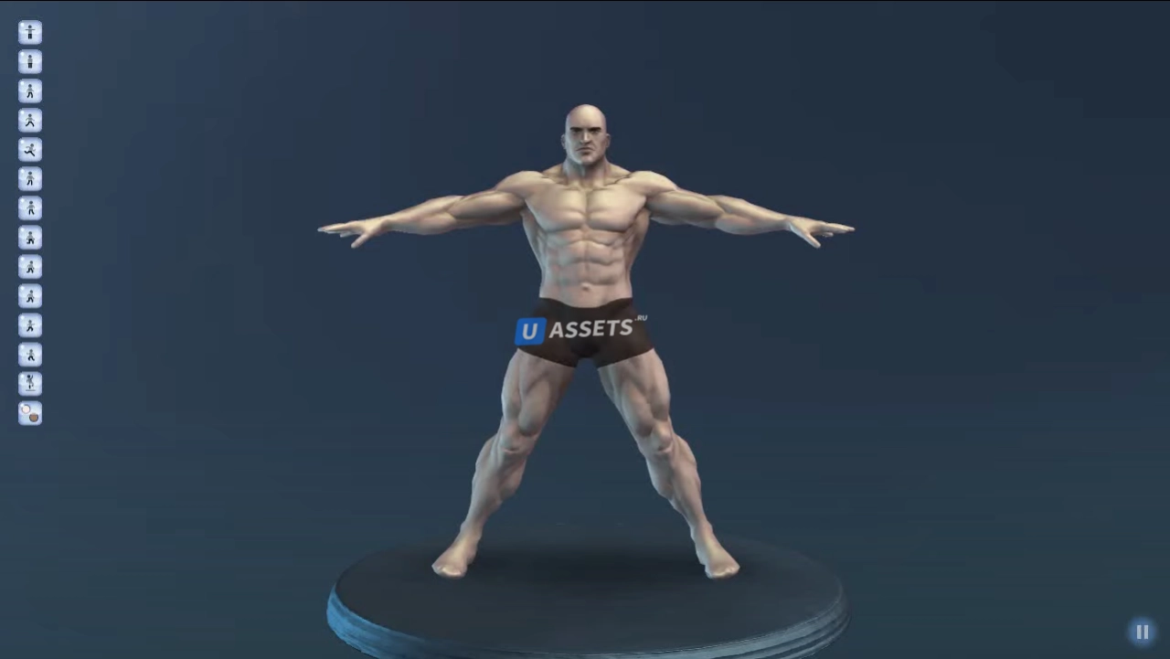 Screenshot #1 - Base Male (Muscular)
