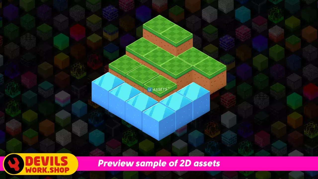 Screenshot #3 - 2D PixelArt - Isometric Blocks