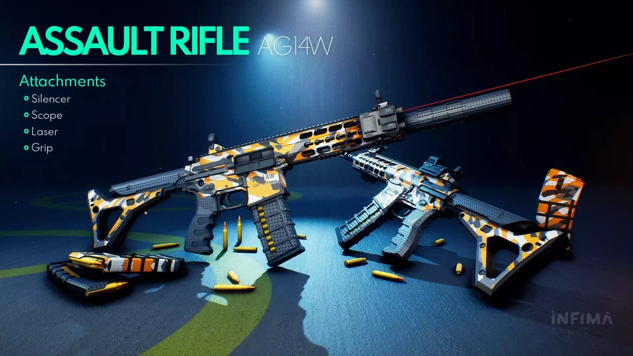 Screenshot #4 - Low Poly Animated — Modern Guns