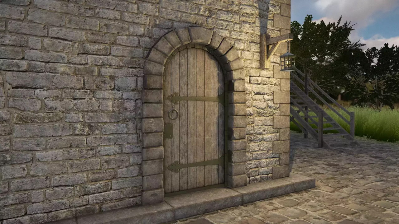 Screenshot #2 - HQ Modular Fantasy House v1.1.unitypackage