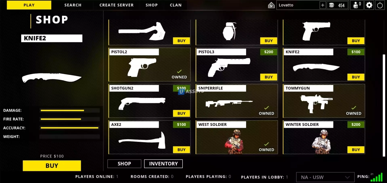 Screenshot #1 - MFPS Shop