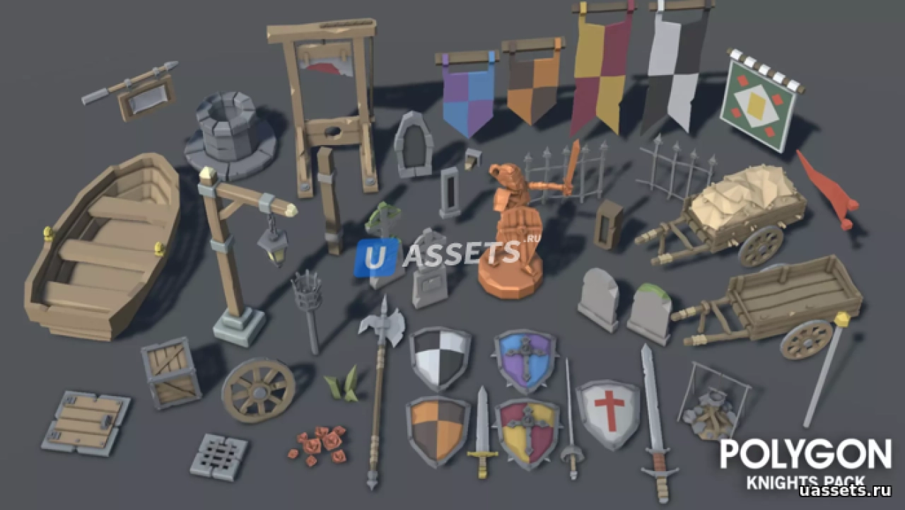Screenshot #3 - POLYGON Knights - Low Poly 3D Art by Synty