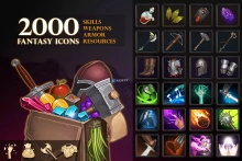 2000 Fantasy Icons