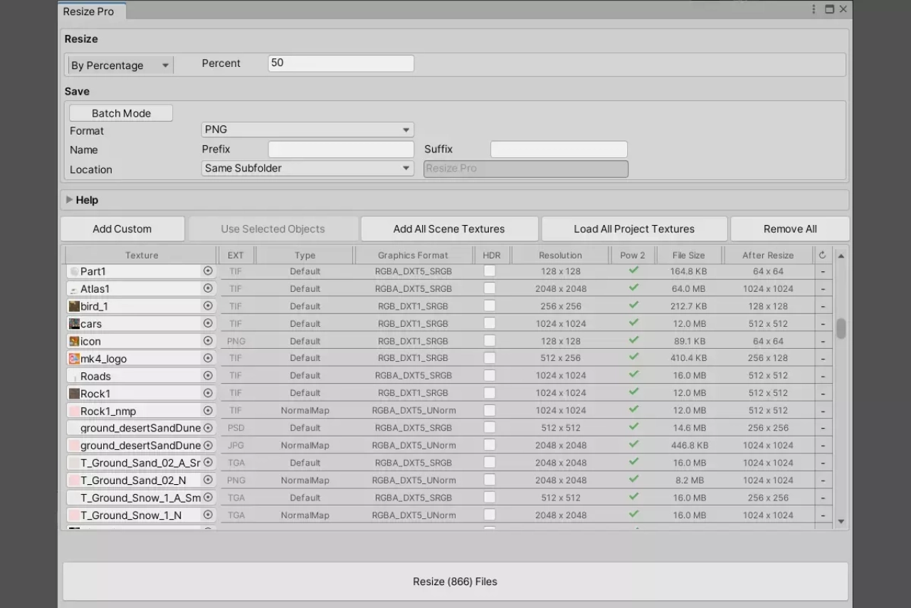 Screenshot #1 - Resize Pro