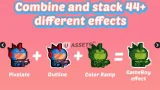 Screenshot #1 - All In 1 Sprite Shader для Unity — мощный шейдер для 2D-графики, UI и VFX