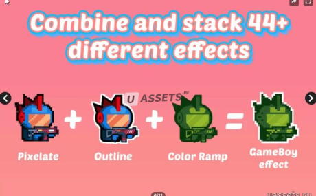 All In 1 Sprite Shader для Unity — мощный шейдер для 2D-графики, UI и VFX